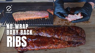 Tommy’s NoWrap Smoked Baby Back Ribs 2024  Z Grills [upl. by Doelling]