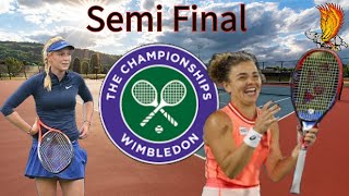 Jasmine Paolini vs Donna Vekić  Wimbledon SemiFinal Showdown Watch Party [upl. by Aramad]