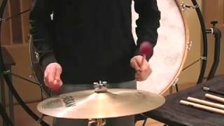 Suspended Cymbal 1 Selection and Techniques  Vic Firth Percussion 101 [upl. by Bergstrom]