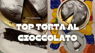 Torta al Cioccolato Veloce e facile cacao amaro cioccolato bianco e nero [upl. by Aener]