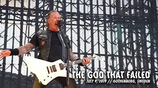 Metallica The God That Failed Gothenburg Sweden  July 9 2019 [upl. by Ahsenrac]