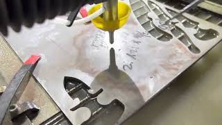 Issuesproblems Waterjet cutting two blades on the Protomax [upl. by Rubi]