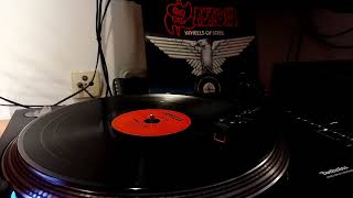 Saxon  747 Vinyl [upl. by Ahserak]