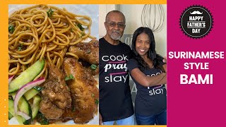 How to Make Surinamese Style Noodles Bami with Chicken surinamefood easyrecipes cookwithme [upl. by Kraul]