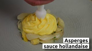 Asperges et sauce hollandaise [upl. by Oinafipe]