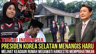 Tangis Presiden Korea Selatan Pecah Ketika Tiba di Rumah Megawati Hangestri [upl. by Perkin]