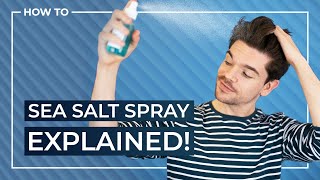 How to Use Sea Salt Spray for Hair  TheSalonGuy [upl. by Matland]