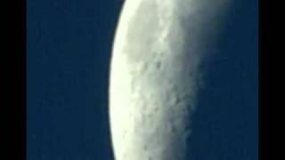 Moon Through Celestron C70 Maksutov Scope Second Attempt [upl. by Wilcox102]