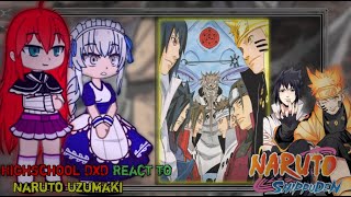 DxD React To Naruto Uzumaki As a New Member of Rias Peerage  My Au  Gacha Reaction Video [upl. by Mauchi]