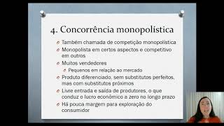 Estruturas de mercado  Concorrência monopolística [upl. by Glick]