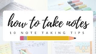 How to take efficient and neat notes  10 note taking tips  studytee [upl. by Aubree]