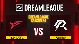 Talon Esports проти Azure Ray  DreamLeague Season 24  Group B [upl. by Hutchinson585]