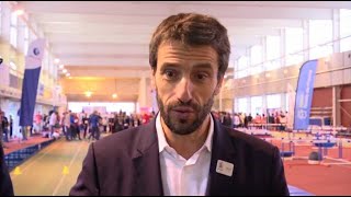 JO Paris 2024  Tony Estanguet pour promouvoir le sport à Amiens [upl. by Nalyorf]