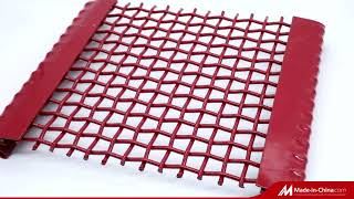 72A 65manganese Crimped Crusher Vibrating Wire Screen Mesh for Stone Quarry Screen Mesh [upl. by Llednov]