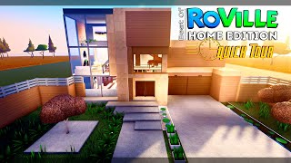 🏡⏩ Modern Family Home  Best Of RoVille  Home Edition With House Code  RoVille Tours [upl. by Gelasius]