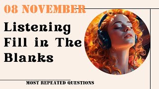 PTE Listening Fill in the Blanks  October 2024 Practice Predictions [upl. by Tteltrab]