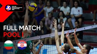 Full Match  Bulgaria vs Croatia  CEV U20 Volleyball European Championship 2024  Women [upl. by Kallick]