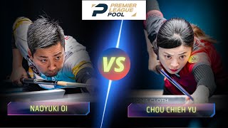 NAOYUKI OI VS CHOU CHIEH YU  2023 PREMIER LEAGUE POOL 9ballpool highlights plp [upl. by Novahc]