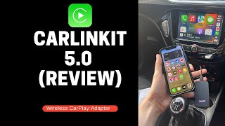 Carlinkit 50 Wireless CarPlay Adapter  Review [upl. by Valdemar516]