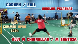 NSW SUMMER OPEN 2024  AMD  Carven  Edil vs Alvi Wijaya C  Micheal Santosa [upl. by Summer]