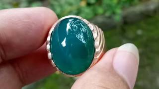 Keindahan Batu Bacan Doko Gulau  chrysocolla in chalcedony [upl. by Asserak776]