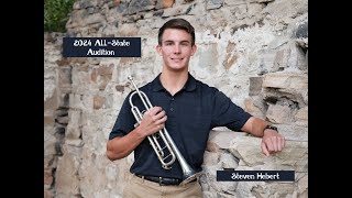 Trumpet AllState Audition 2024  Steven Hebert [upl. by Dorlisa]