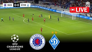 Rangers vs Dynamo Kiev Live Score  UEFA Champions League 2024  Full Match Streaming [upl. by Llertac]