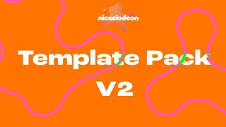 Nickelodeon Latinoamérica rebrand 2023 pack de templates V2 [upl. by February]