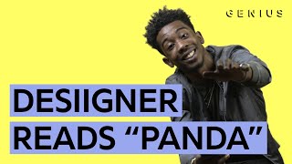 quotPandaquot Desiigner Reads All The Lyrics [upl. by Steinke]