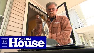 How to Install a Glass Tile Backsplash  This Old House [upl. by Milak]