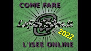 Come Fare lIsee 2022 Online da Soli  Tutti i Passaggi [upl. by Mehala]