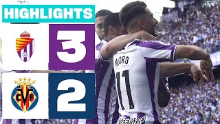 Resumen de Real Valladolid CF vs Villarreal B 32 [upl. by Ailhad657]