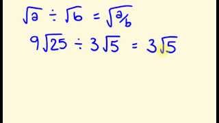 Dividision of radicals [upl. by Tireb]