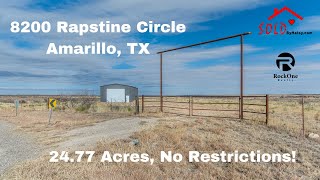 Land For Sale In Amarillo Texas 8200 Rapstine Cir [upl. by Arehc]