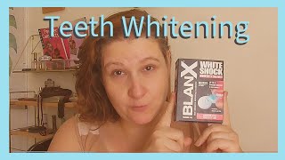 Trying the Blanx White Shock Teeth Whitening Kit [upl. by Patric]