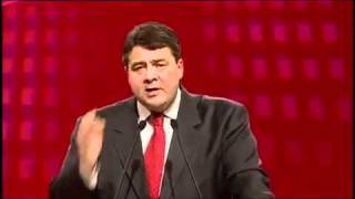 Sigmar Gabriel  Fr Merkel ist Geschäftsf einer neuen NichtRegierungsorganisation [upl. by Kantor512]