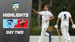 NSW v South Australia  Sheffield Shield 202324  Day 2 [upl. by Supple]