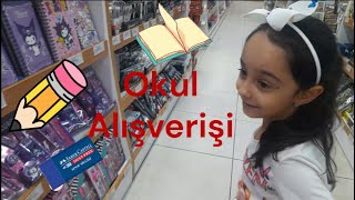 Okul için kırtasiye alışverişi yaptık Eğlenceli çocuk videoları funny alışveriş reklam [upl. by Anilejna]