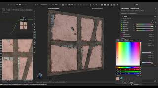 Part 5 of working on the Fachwerk halftimbered house PBR material with InstaMAT [upl. by Sixel]