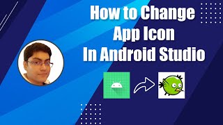 How to Change App Icon in Android Studio  Android Beginner Tutorials [upl. by Kampmeier]