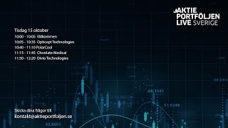 Aktieportföljen Live  Opticept PolarCool Chordate och Divio presenterar [upl. by Thekla]