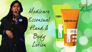 Modicare  Essensual Hand amp Body Lotion  Review by Team Zealots Kalpana Jain [upl. by Zobkiw235]