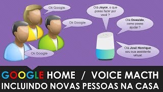 Google Home Adicionando pessoas a Casa para Comandos e respostas Personalizadas [upl. by Olson]