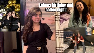 Lubnas birtday quick gym  coffee date [upl. by Naujaj]