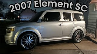 My new 07 Honda Element SC  Pickup and first look [upl. by Elleval70]