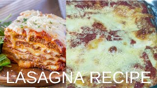 Lasagna Recipe  Cook With Me  Valentines Dinner Ideas [upl. by Eiggep]