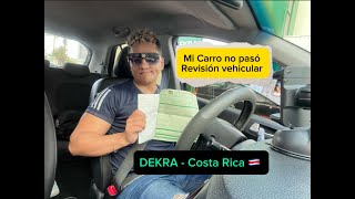 Asi es la Revision Vehicular en Costa Rica DEKRA [upl. by Atirabrab511]