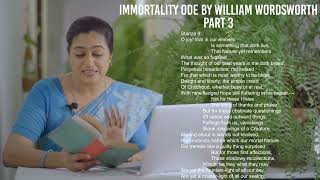 Immortality Ode  Poem by William Wordsworth  Explanation  Part 3 [upl. by Mayne]