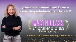 ¿Cuántas ENCARNACIONES llevas numerologia cartanatal [upl. by Helsell]