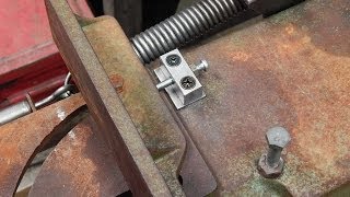 4x6 metal bandsaw zero stop modification [upl. by Ringsmuth]